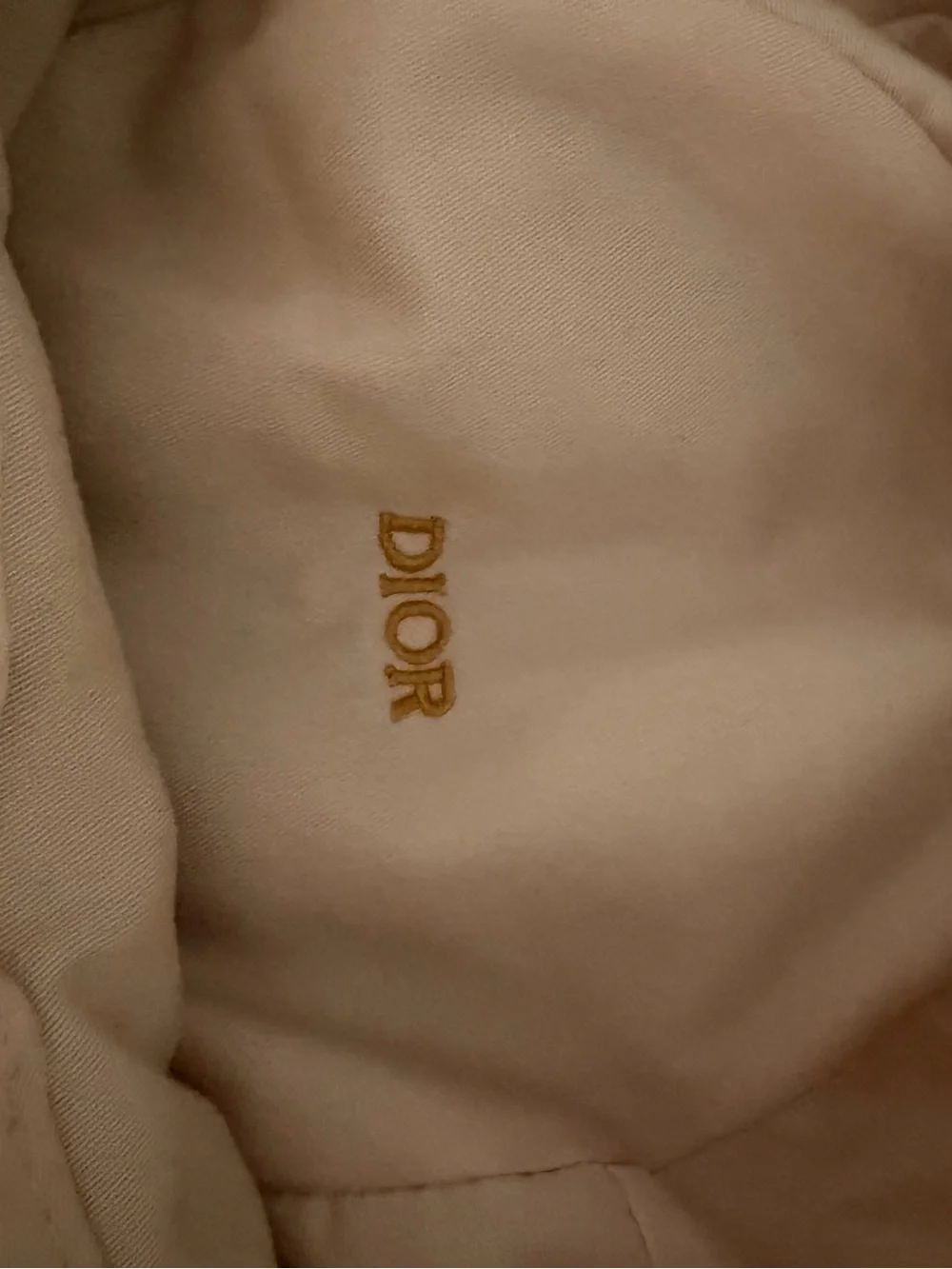 Dior Cream and Beige Monogram Jacquard Bucket Hat with Paris Band